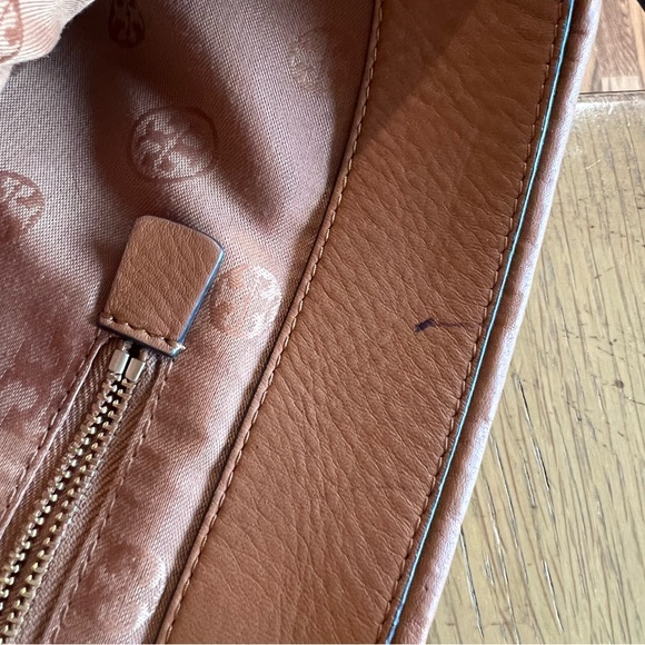 Tory Burch Weave Leather Tote - Tan - Picture 11 of 11